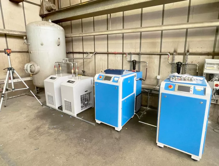 Installation d’air comprimé optimisée chez Meili Technology